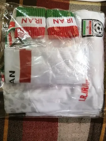 ست 5 تکه لباس ورزشی پسرانه طرح ایران مدل جام جهانی2022