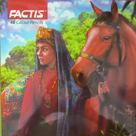 مداد رنگی 48 رنگ فکتیس کد 14