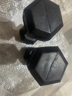 دمبل بدنسازی شش ضلعی 5 کیلوگرمی بسته 2 عددی