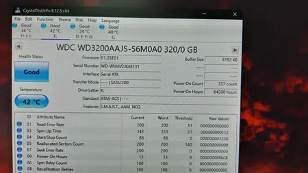 هارد دیسک اینترنال وسترن دیجیتال مدل WD BLUE WD3200AAJS ظرفیت 320 گیگابایت