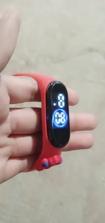 ساعت مچی دیجیتال بچگانه مدل ضد آب لمسی طرح مرد عنکبوتی آرتیست کد W S S 99