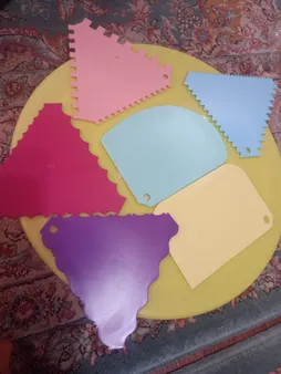 ابزار تزیین کیک مدل Mhr-350 مجموعه 6 عددی