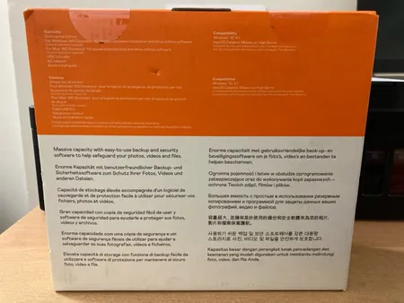 هارد اکسترنال وسترن دیجیتال مدل My Book Desktop ظرفیت چهار ترابایت دارای رابط USB Type-A 3.0