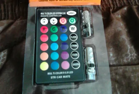 لامپ خودرو مدل Multi Color