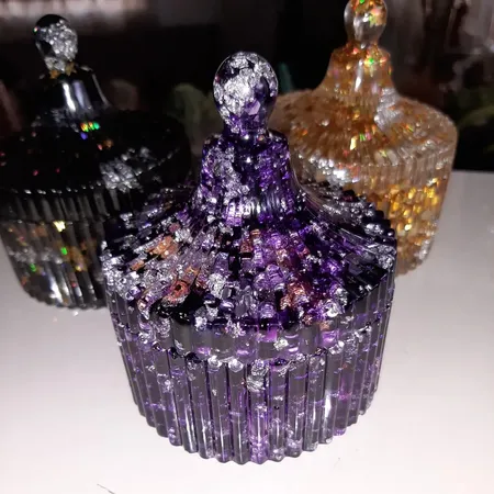 قالب رزین اپوکسی مدل قندان کد QW-90   مجموعه دو عددی