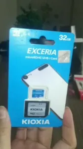 تجریه خرید کارت حافظه‌ microSDHC کیوکسیا مدل EXCERIA کلاس 10 استاندارد UHS-I U1 سرعت 100MBps ظرفیت 32 گیگابایت به همراه آداپتور SD