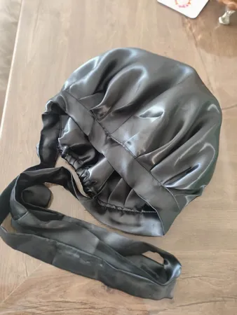 کلاه زنانه مدل خواب ساتن دو رو بند دار