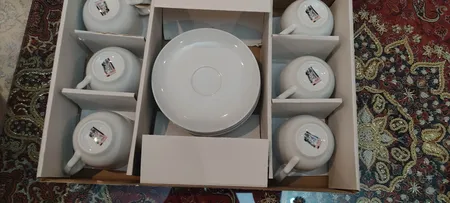 سرویس چای خوری 12 پارچه شرکت صنایع چینی تقدیس کد 130-1