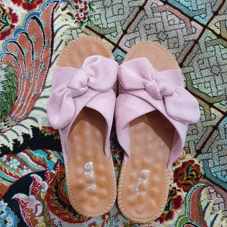 صندل زنانه نیکتا مدل پاپیون کد 708ink