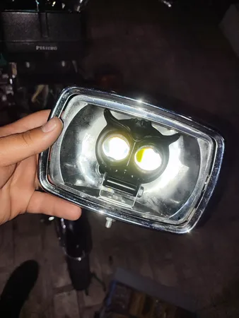 پروژکتور دو کنتاکت خودرو کد eko 60 مدل جغدی فلزی