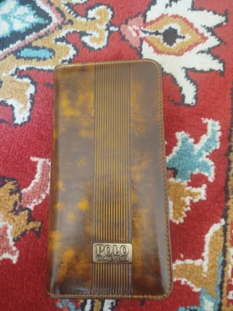 کیف پول مردانه مدل چرم طبیعی کد 412