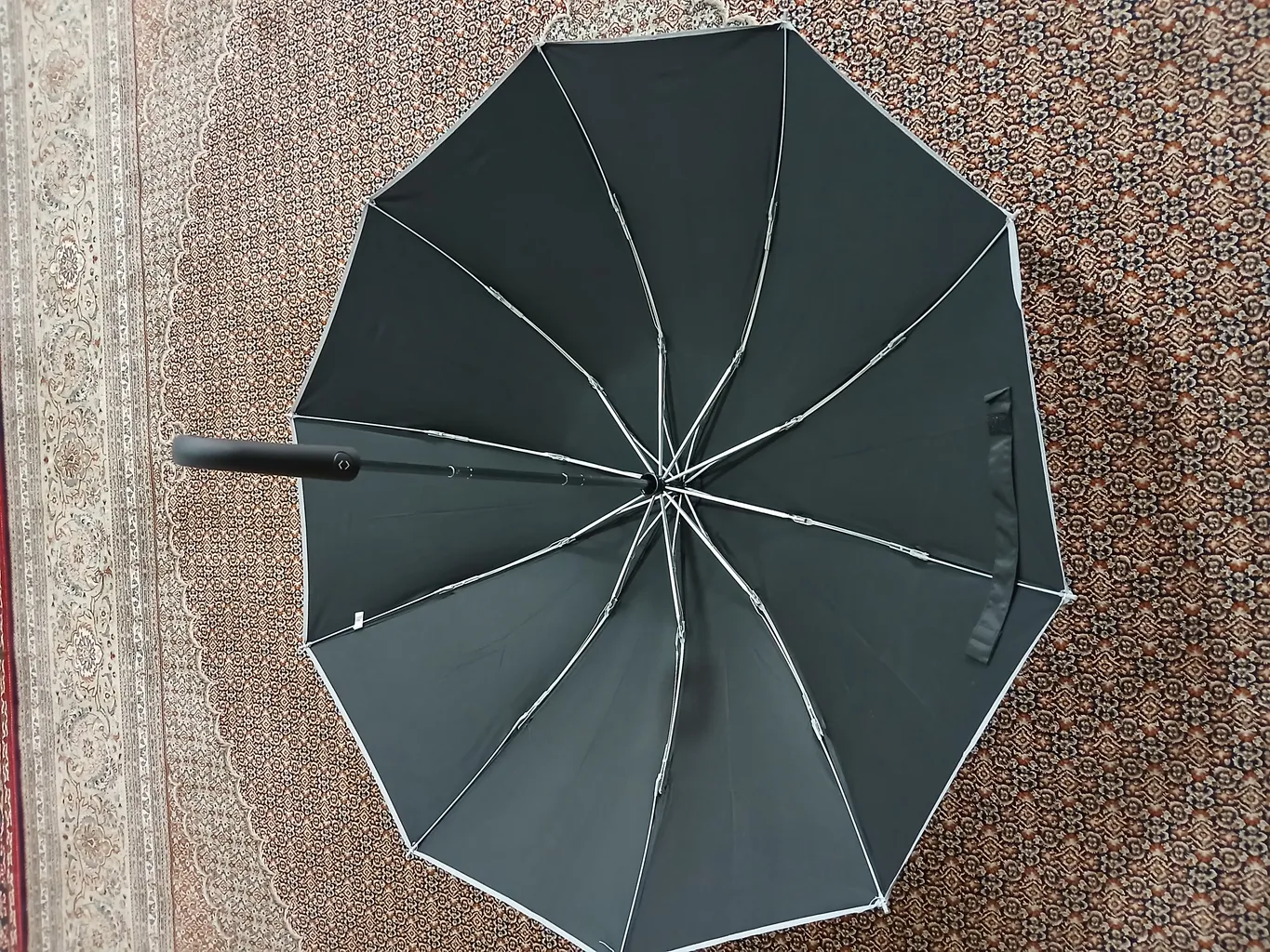 چتر گلد ایر مدل وارونه دسته کارابینی کد CR-105cm