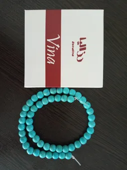 ریسه سنگ فیروزه رزالیا مدل Vina-AB-35