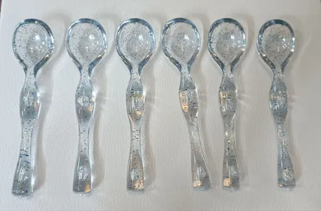 قاشق مرباخوری یونیکو مدل اکرلیک کد A6 بسته 6 عددی