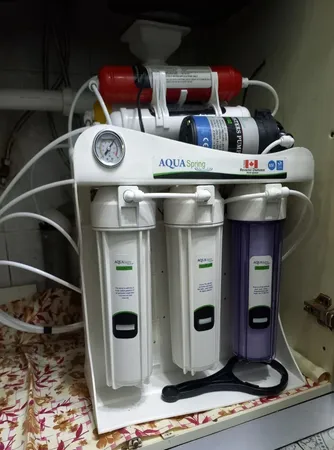 دستگاه تصفیه کننده آب آکوآ اسپرینگ مدل UF - SF4800  کد 01 به همراه فیلتر تصفیه آب