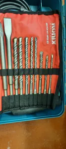 تجریه خرید ست مته و قلم چهار شیار رونیکس مدل RH-5048 سایز 8 تا 16 میلی‌متر مجموعه 10 عددی