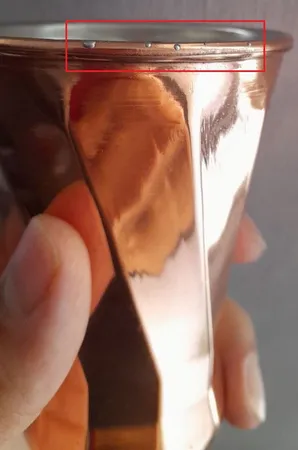 لیوان مسی مس زنجان کد 006