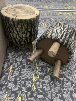 پاف مدل تنه درخت  کد 1