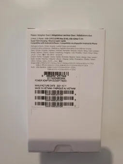 شارژر دیواری 35 وات سامسونگ مدل EP-TA220