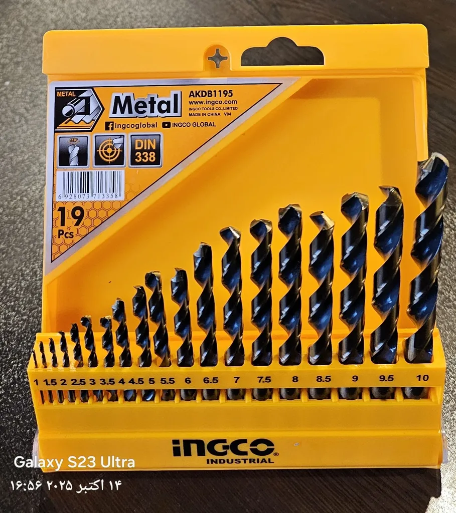 مته کبالت اینکو مدل 1195 مجموعه 19 عددی