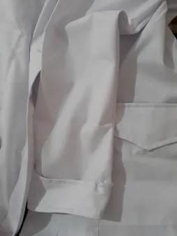 روپوش پزشکی زنانه خضرا مدل صدف کد 32400