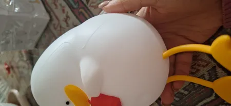 چراغ خواب کودک طرح اردک سیلیکونی