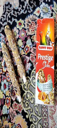 تشویقی طوطی هپی برد مدل استیک پرستیژ وزن 60 گرم