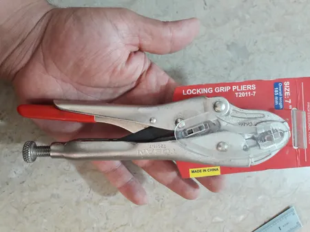 انبر قفلی توسن مدل T2011-7 سایز 7 اینچ