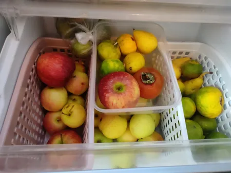 سبد نظم دهنده یخچال مدل organizer02 بسته 2 عددی