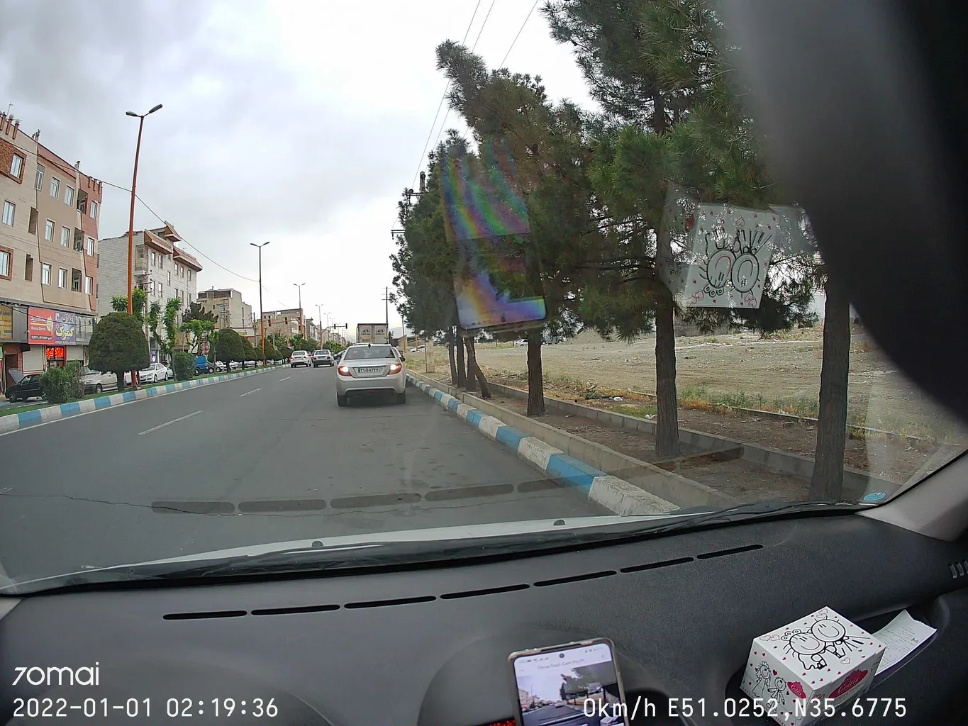 دوربین فیلم برداری خودرو سوِنتی مِی مدل A500S
