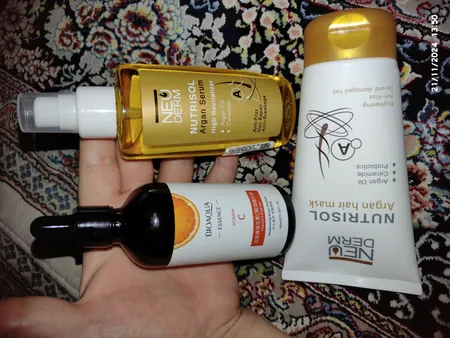 سرم مو آرگان نئودرم مدل نوتریسل مناسب انواع مو حجم 100 میلی لیتر