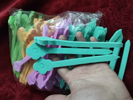 بیگودی مو مدل فومی بسته 100 عددی