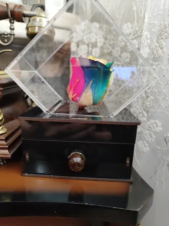 گل رز جاودان نارسی  مدل دیاموند کد 501