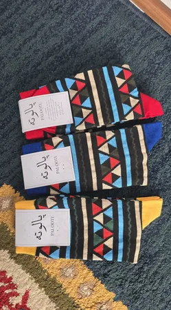 جوراب ساق بلند مردانه پالوته مدل PLT-Z3-MSLS مجموعه 3 عددی