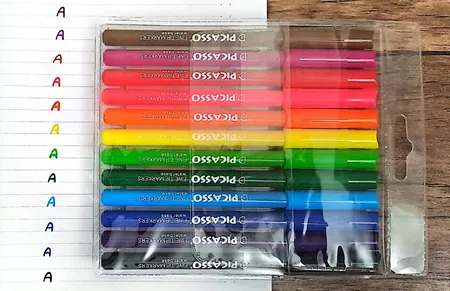 ماژیک رنگ آمیزی 12 رنگ پیکاسو مدل Fine TIP