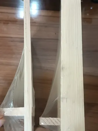 طبقه دیواری چوبی مدل 2525