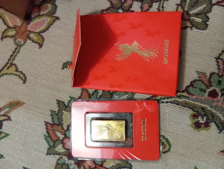 طلا گرمی 24 عیار ایران‌شمش مدل سیمرغ
