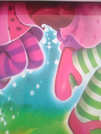 ست میز تحریر و صندلی طرح توت فرنگی