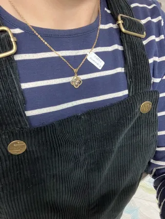 گردنبند طلا 18 عیار ناریا مدل پروانه رنگ سفید