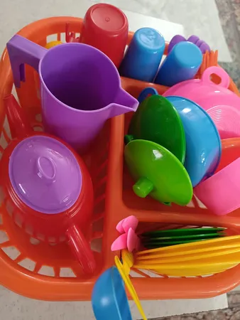 ست اسباب بازی آشپزخانه زرین تویز طرح سبد آبچکان مدل M9