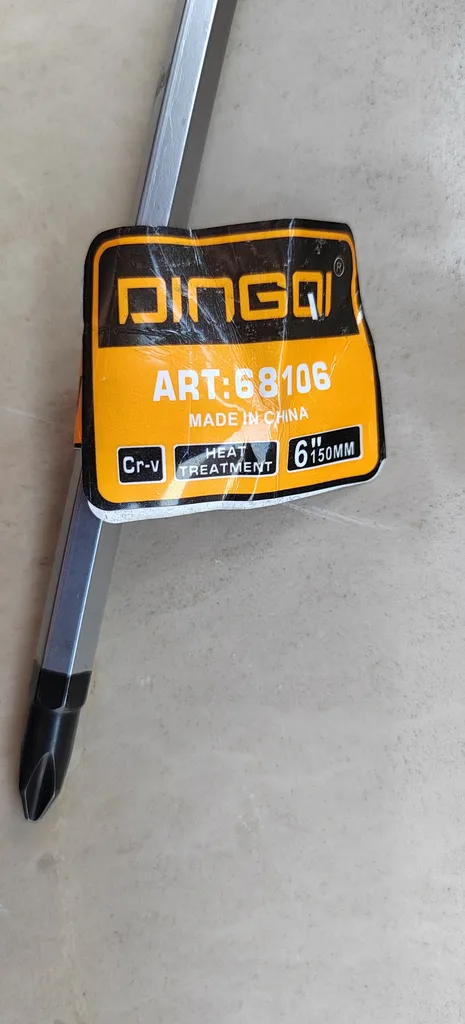 پیچ گوشتی دو سو و چهارسو دینگشی مدل ضربه خور کد ART-68 بسته 2 عددی