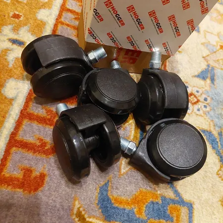 چرخ صندلی اداری هوگر مدل HG کد 1 مجموعه 5 عددی