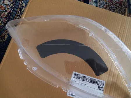 طلق چراغ جلو خودرو مدل فابریک مناسب برای تیبا بسته 2 عددی