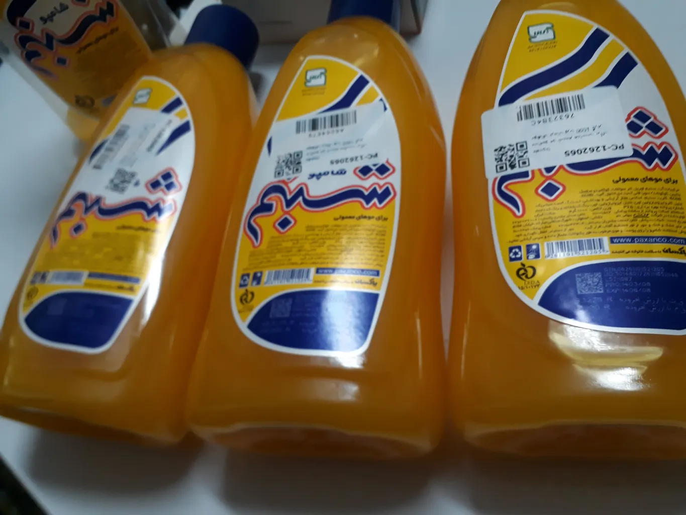 شامپو موهای معمولی شبنم مقدار 1000 گرم