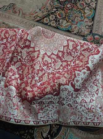 رومیزی ترمه عدل طرح بهاران