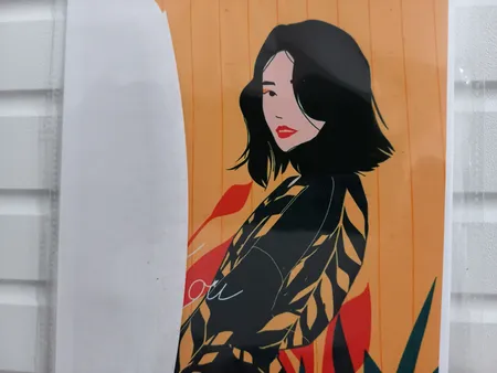 کارت پستال ماسا دیزاین طرح دختر کد postv187