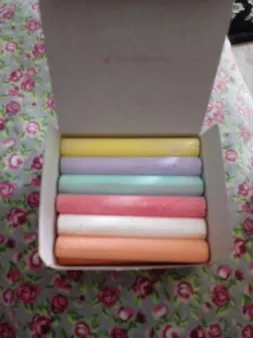 گچ رنگی مارلو مدل رنگینک بسته 12 عددی