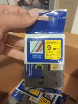 برچسب پرینتر لیبل زن برادر مدل TZe-621