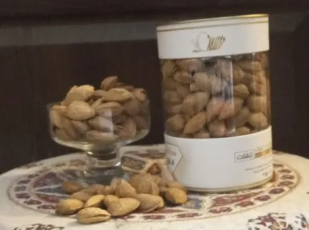 بادام پوست کاغذی منقا ایرانی نات لاین - 410 گرم