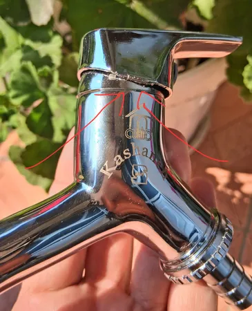 شیر حیاطی کاشانه مدل اهرمی